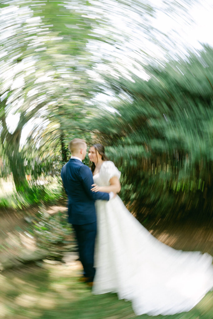 motion blur wedding photography
