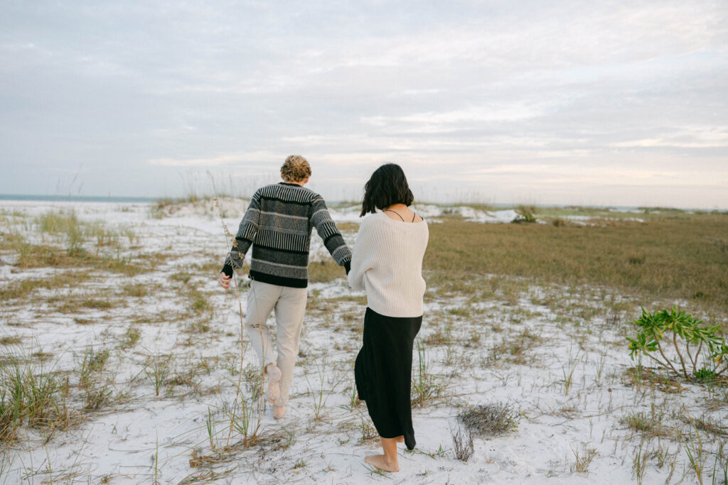 beach engagement session