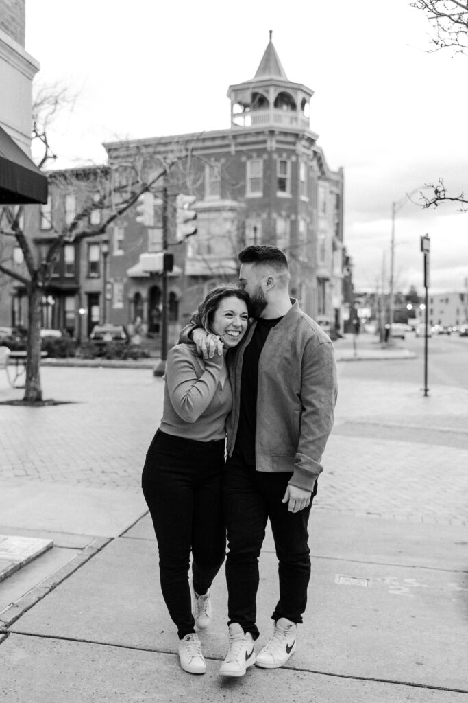engagement session in the city