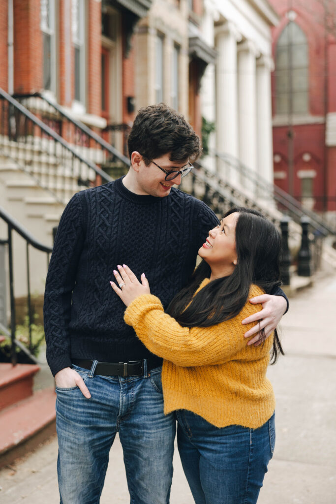 jersey city engagement session