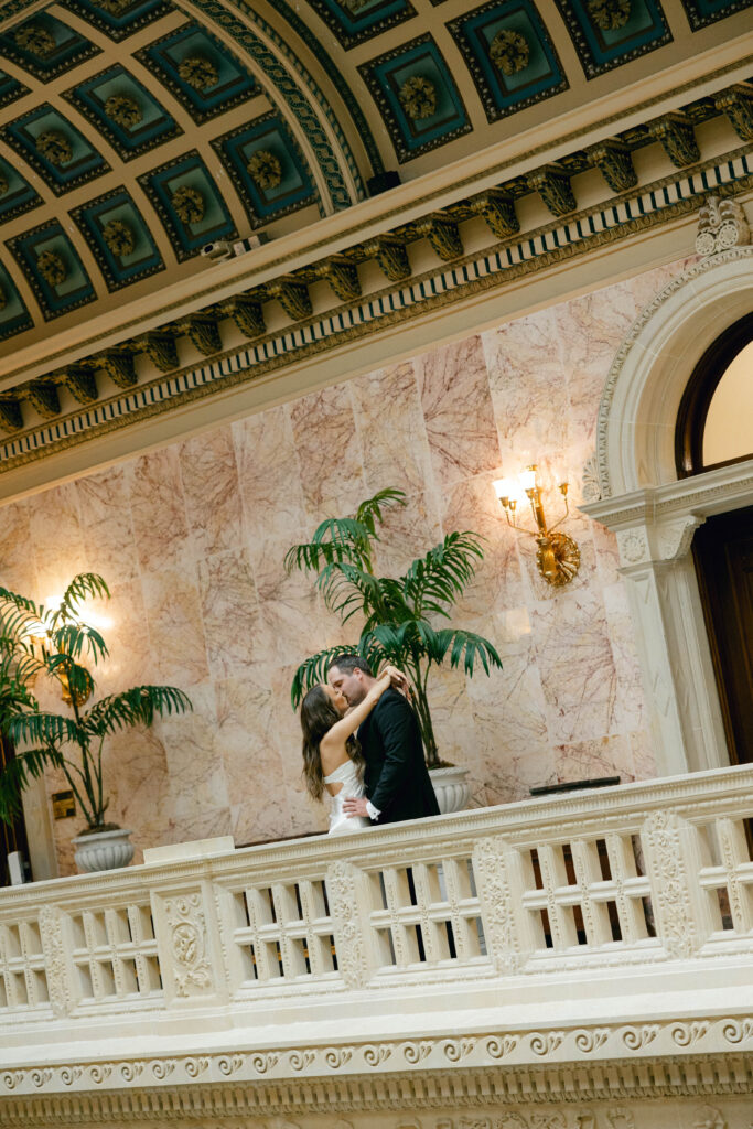 engagement session in the Pennsylvania capitol building