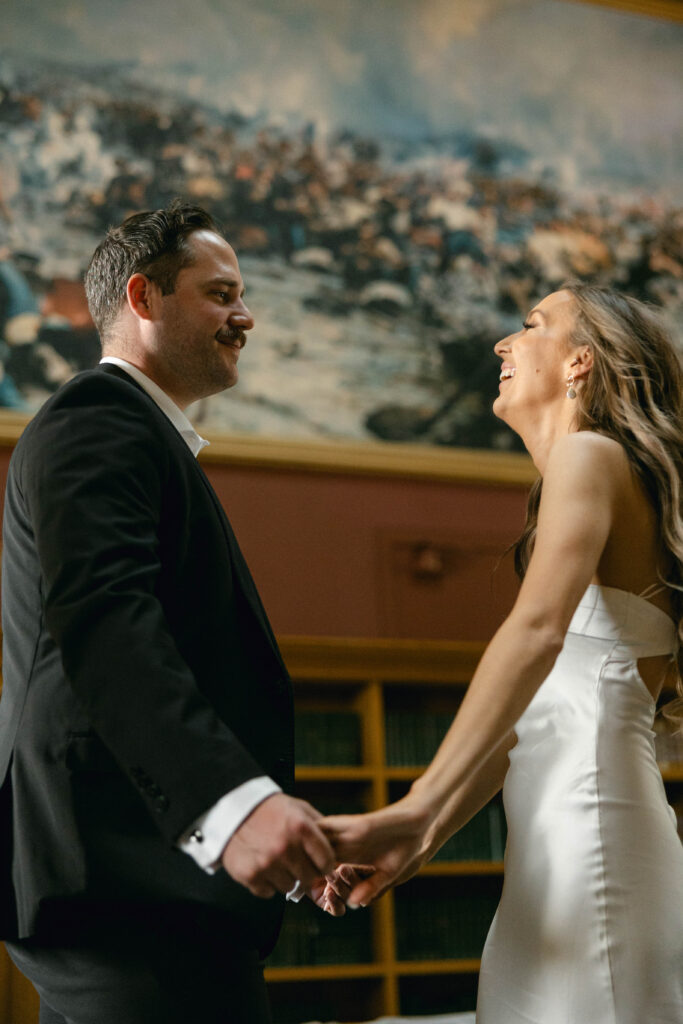 engagement session in the Pennsylvania capitol building