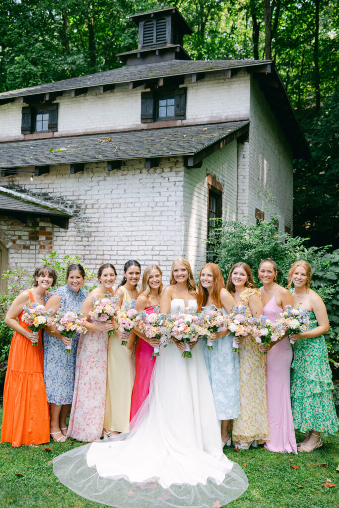 wedding party portraits