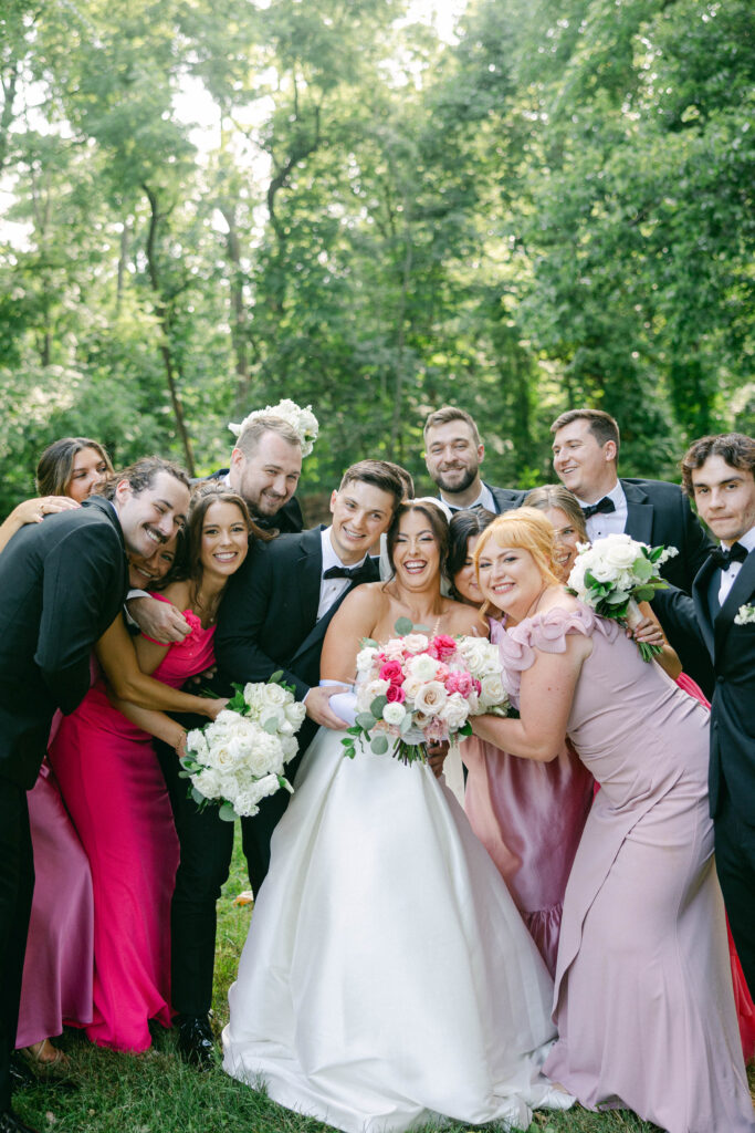 wedding party portraits