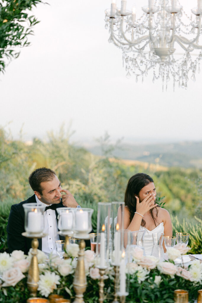 Italian wedding decor