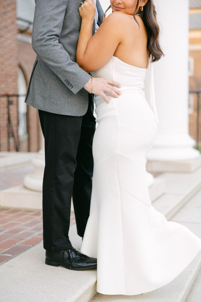 light and airy engagement photographer