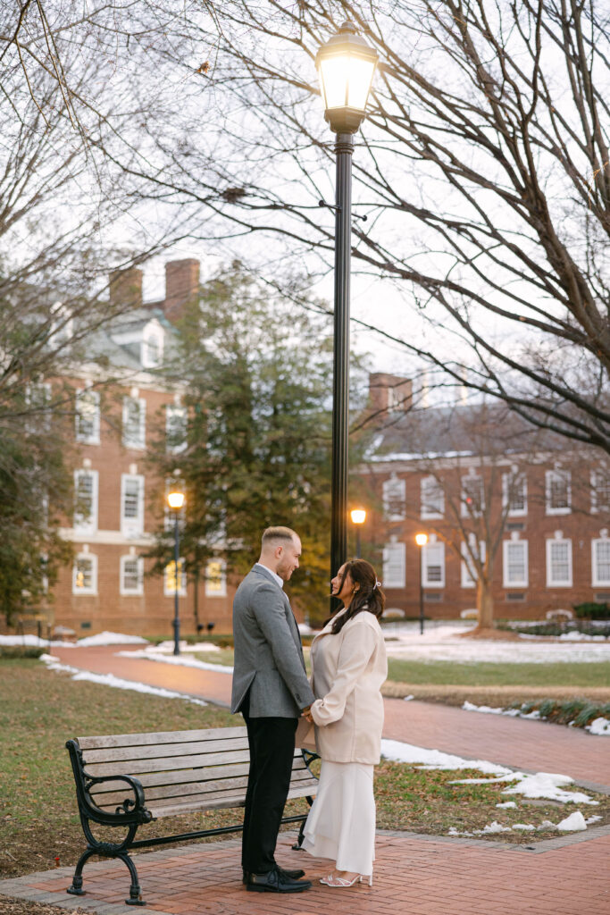 light and airy engagement photographer