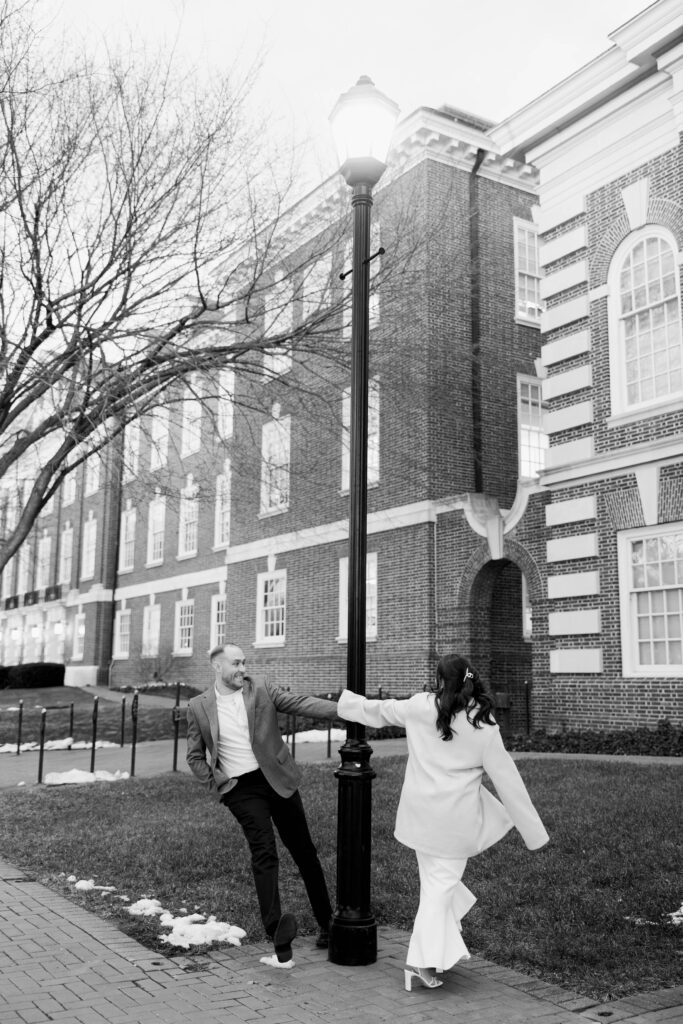 light and airy engagement photographer