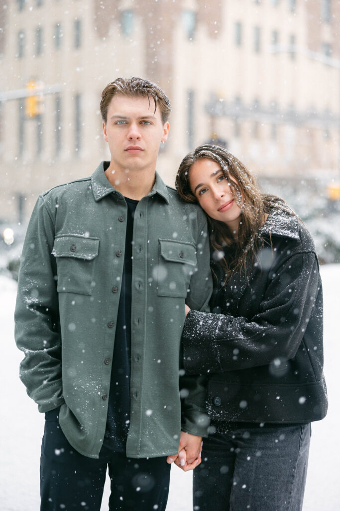 downtown city engagement session