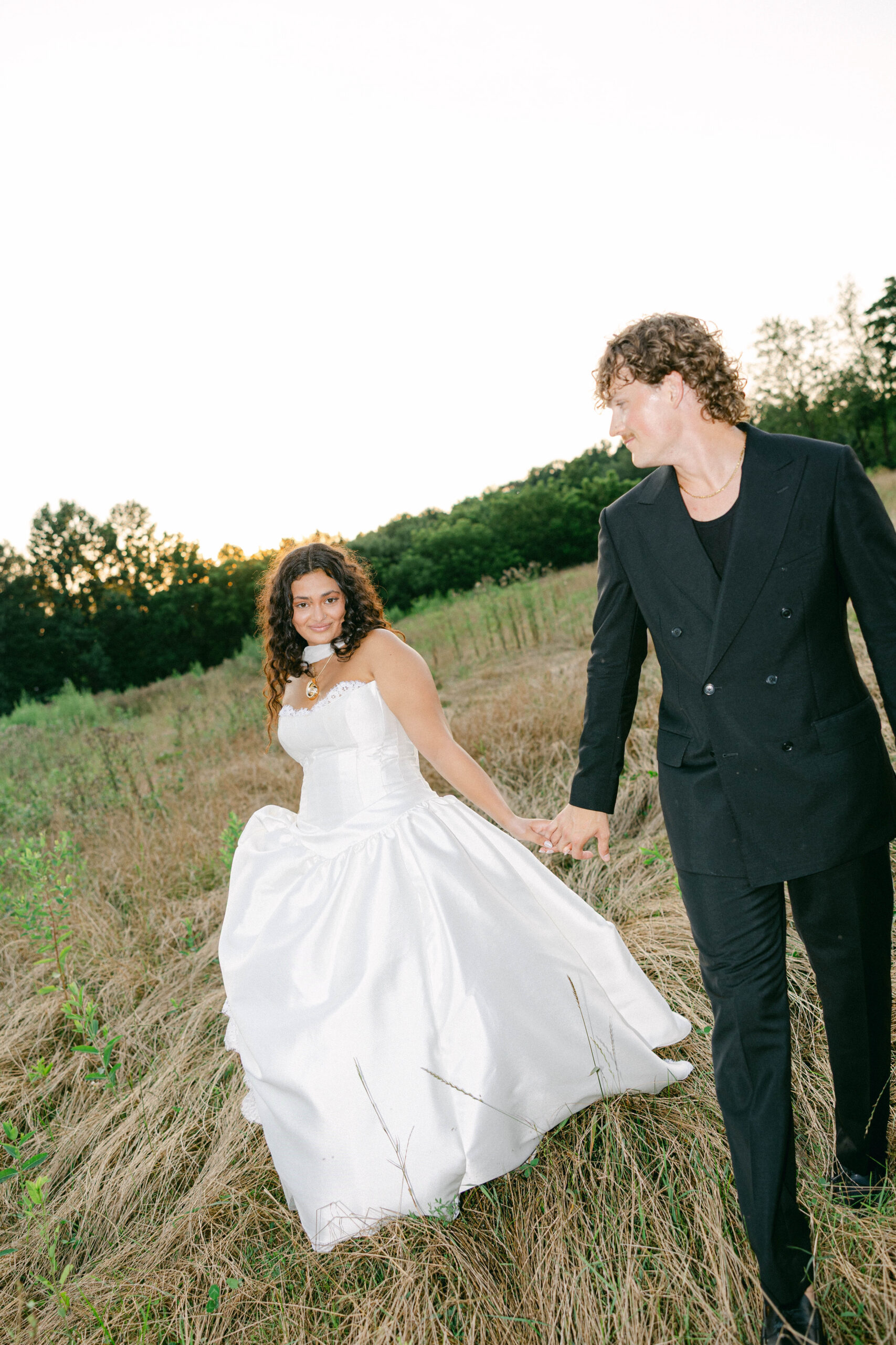 editorial wedding portraits